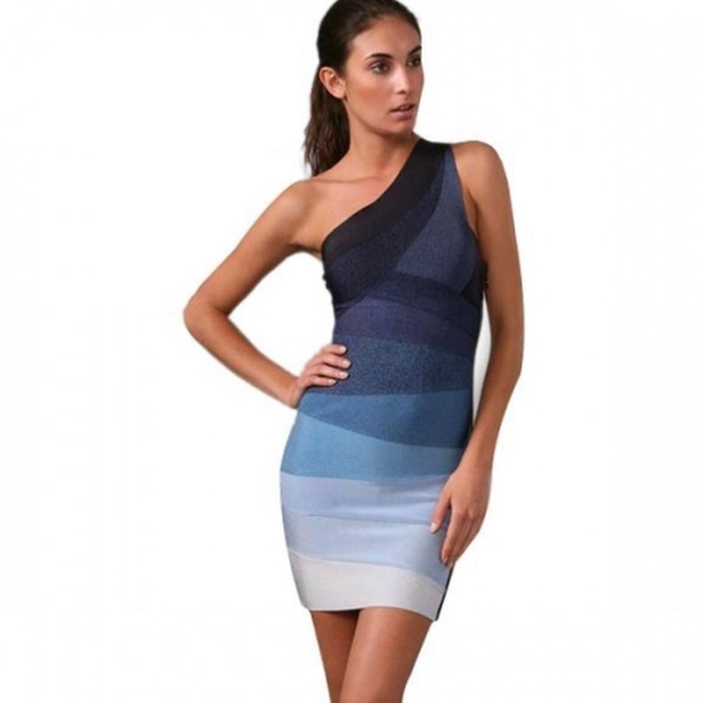 Authentic Herve Leger Ombré Dress